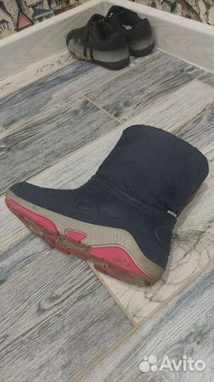 Сапоги резиновые утеплённые для девочки