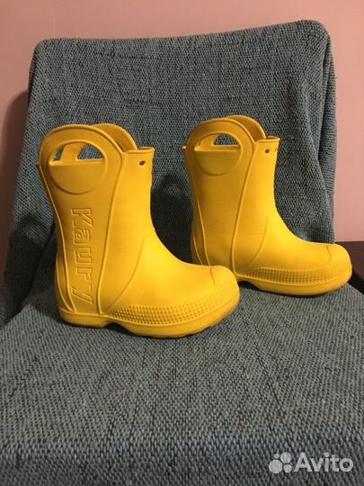 Детские резиновые сапоги