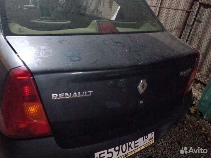 Крышка багажника рено логан