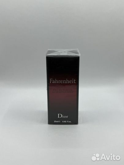 Духи Christian Dior Fahrenheit 25 ml