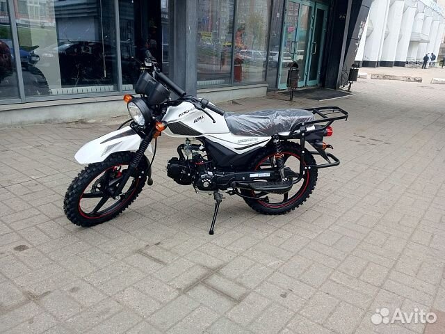 Мопед rockot alpha offroad M-12 (белый глянцевый)