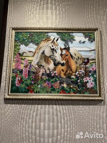 Частичная вышивка бисером 50/40