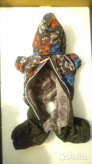 Комбинезон меховой для собак