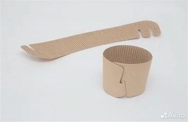 Манжета для кофейных стаканов одноразовых