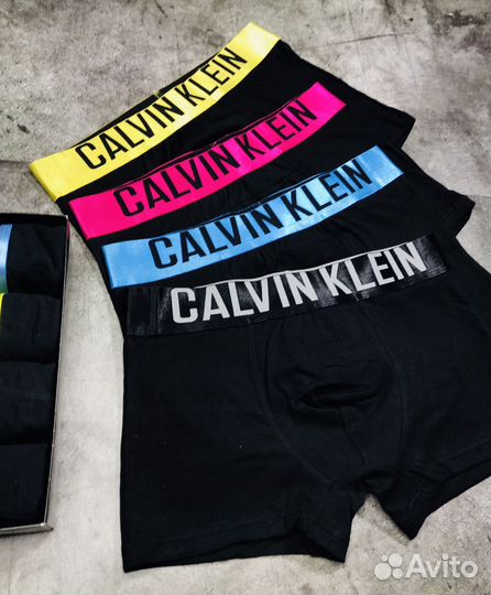 Трусы мужские боксеры calvin klein хлопок