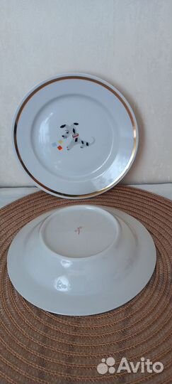 Детская посуда (тарелки, стаканы) СССР