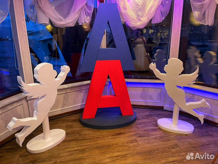 Объемные буквы, цифры, фигуры из пенопласта