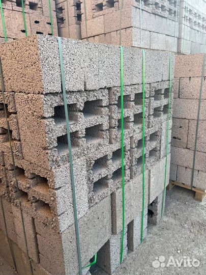 Керамзитный блок \ Усиленный 39х29х19