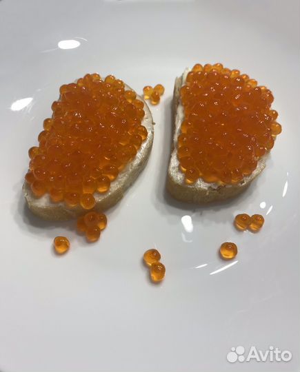 Красная икра рыбы Чавычи с Камчатки