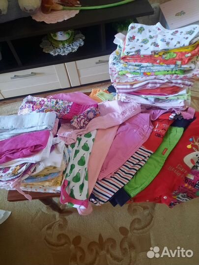 Детские вещи пакетом от 0 до года для девочки
