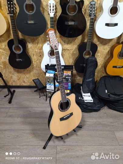 Электроакустическая гитара овейшн (новая)