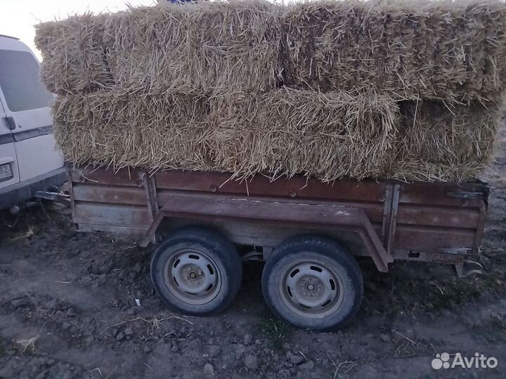 Солома в тюках