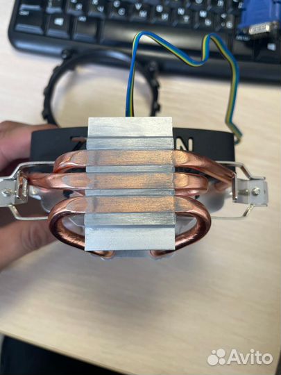 Материнская плата, продцессор и куллер