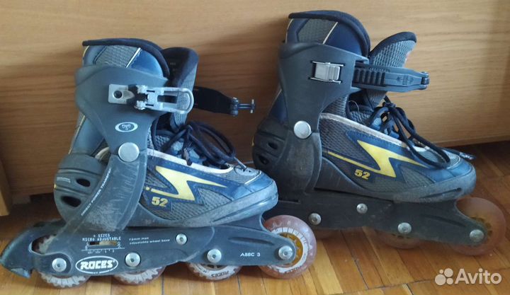 Коньки роликовые раздвижные Roces, 30-35 р-р