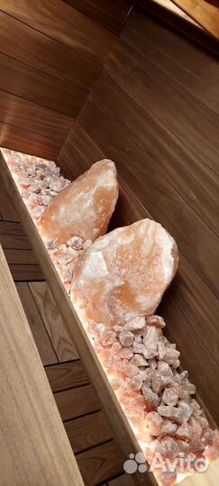 Камни розовой гималайской соли
