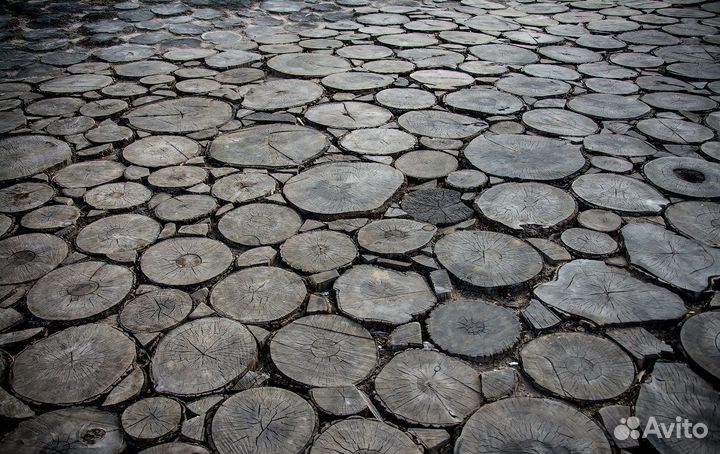 Дорожки из спилов