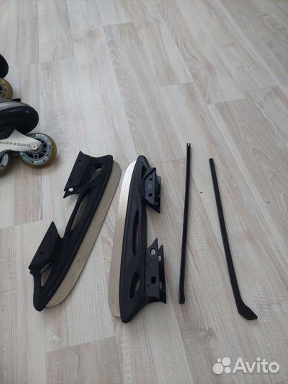 Коньки ролики 2в1 larsen 41 р