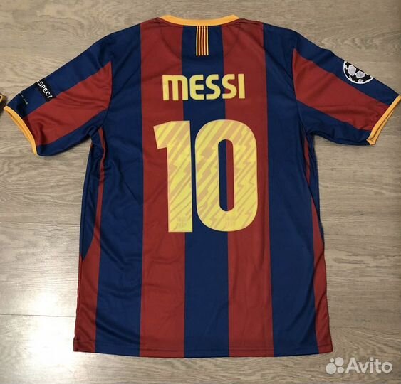Ретро футболка Месси Барселона