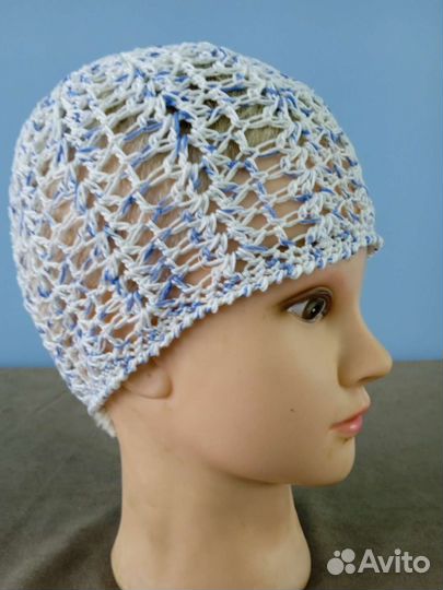 Летние вязанные шапки