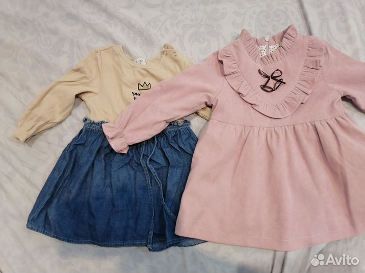 Вещи на девочку пакетом 74-80