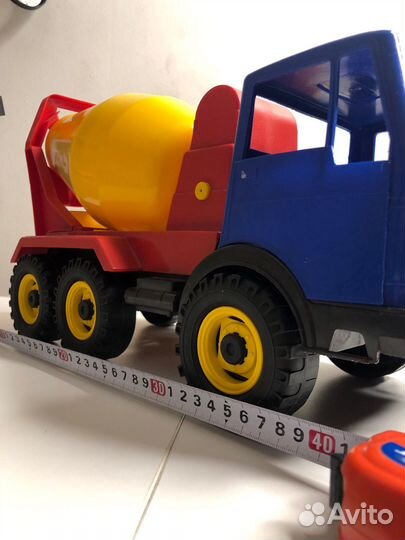 Грузовик бетономешалка полесье