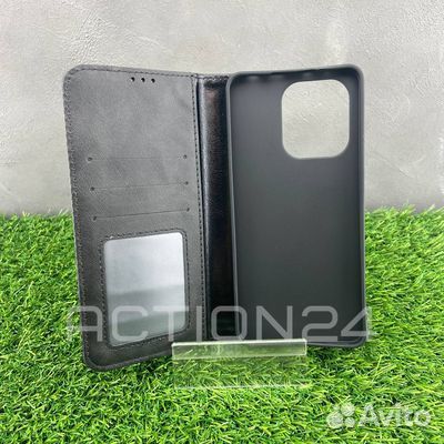 Чехол книжка Xiaomi Redmi Note 13 4G с кошельком