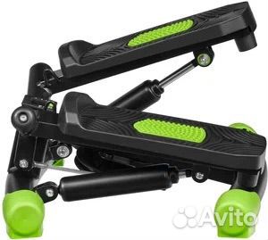 Тренажер степпер поворотный с эспандерами