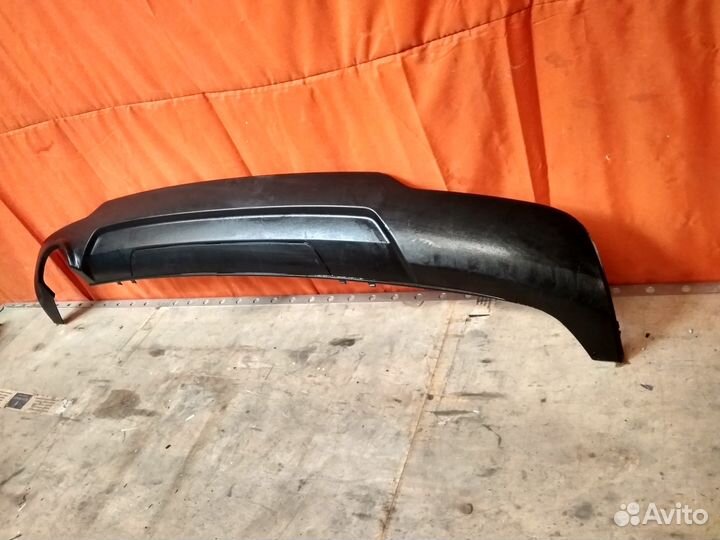 Юбка заднего бампера Mercedes W204 C204 AMG