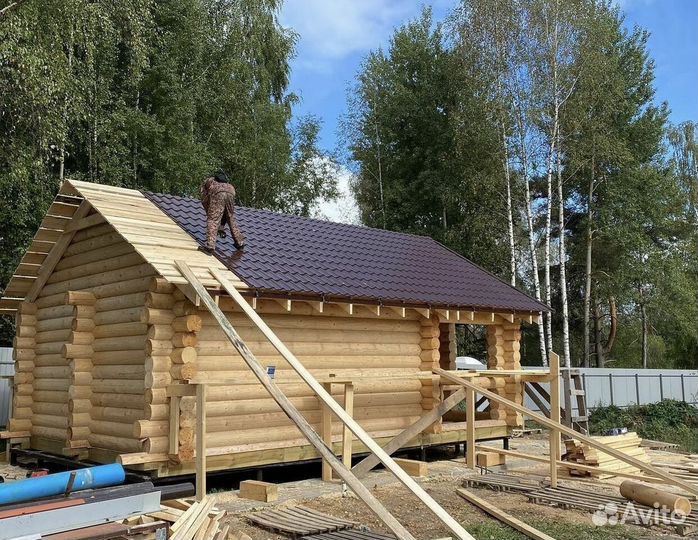 Спб - Сруб дома из бревна
