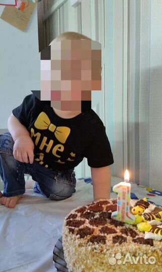 Футболка детская на 1 год