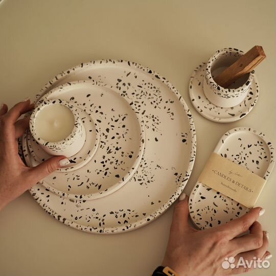 Подносы для свечей и всяких штучек