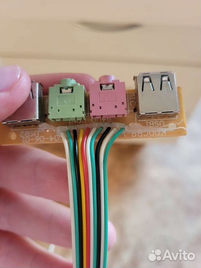 Панель передняя usb, jack 3,5