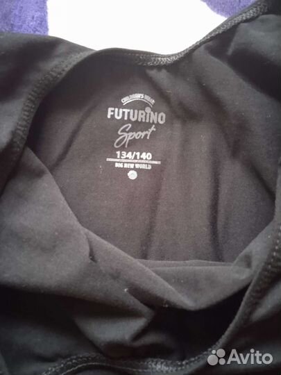 Гимнастический купальник (чёрный и белый)