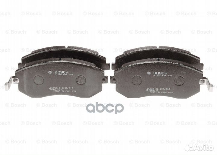 Колодки торм.пер. 0986494558 Bosch