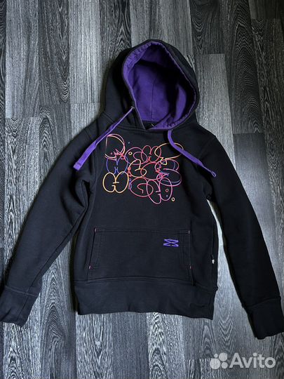Черная худи 8 miles high размер S