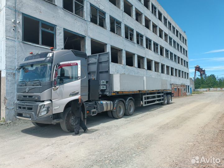 Полуприцеп бортовой площадка 50тн