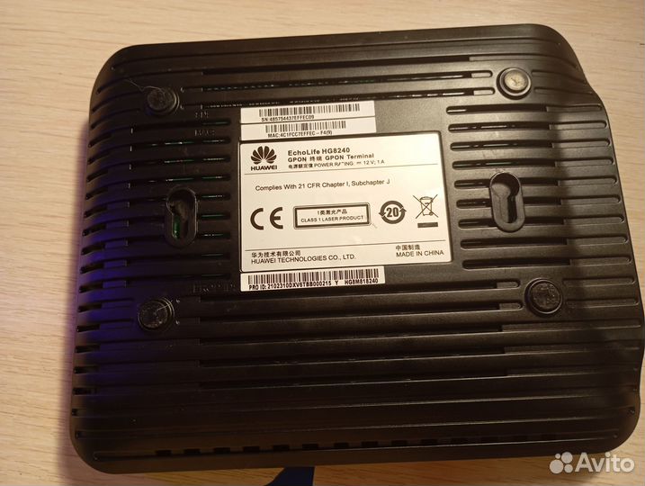 Оптический терминал Huawei EchoLife HG8240