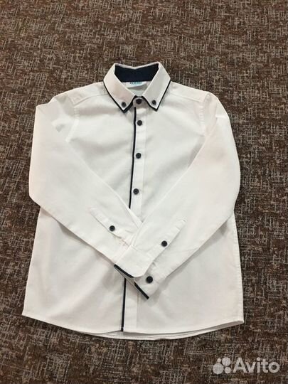 Рубашка белая на мальчика