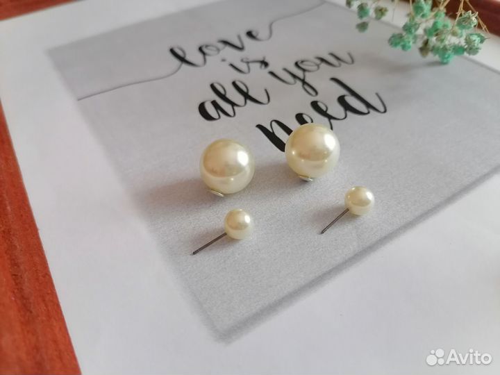 Серьги пусеты Avon