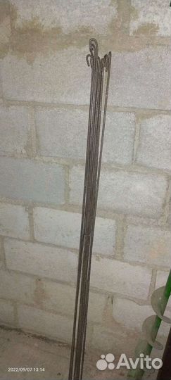 Колышки металлические для помидоров 53 шт