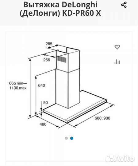 Вытяжка DeLonghi