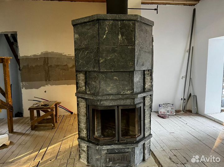Камин теплонакопительный