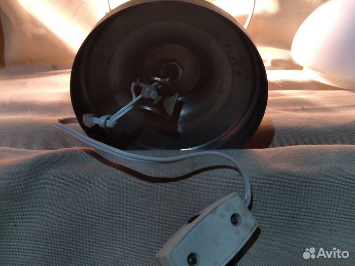 Настольная бронзовая лампа СССР