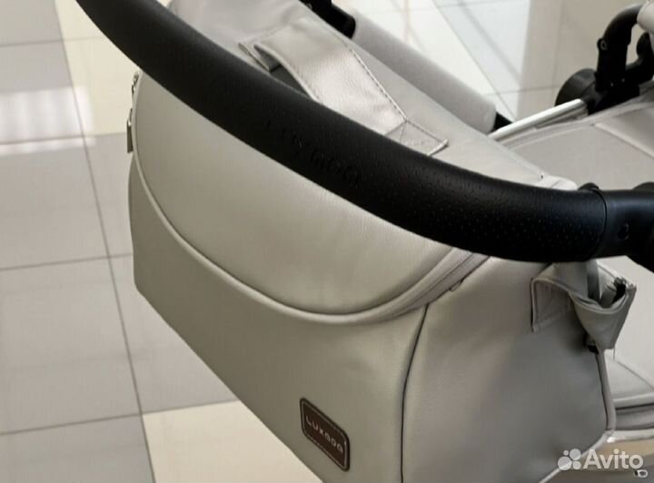 Коляска 2в1 Новая версия Супер (серая)