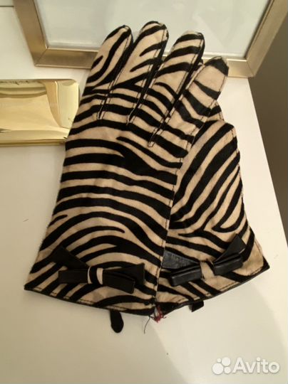 Перчатки новые кожа пони Dents