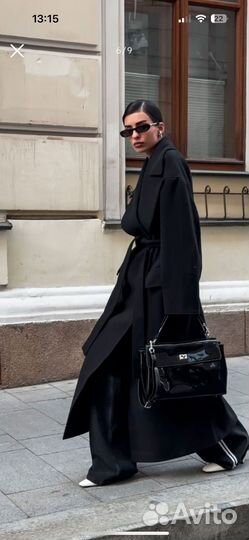 Двубортное пальто oversize