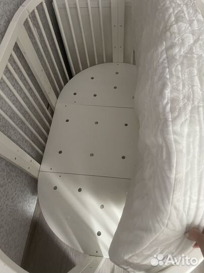 Детская кроватка с маятником 8в1 premium baby