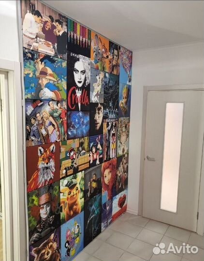 Готовая картина по номерам. Пикачу