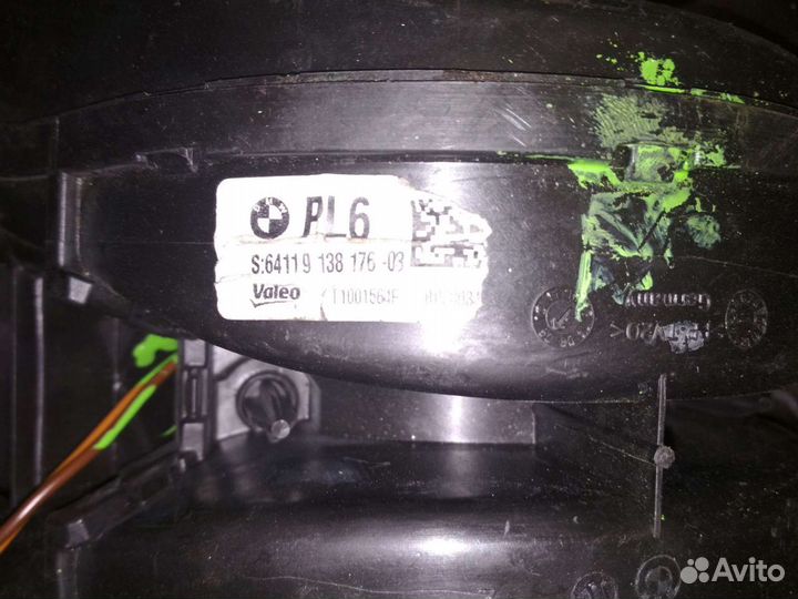 BMW F01 F07 F10 моторчик печки задний