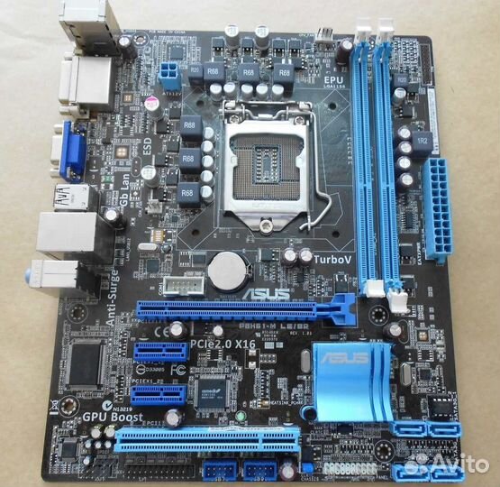 5шт asus p8h61m 1155 сокет под ремонт